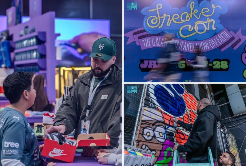 Sneaker Con 2026 presents abstract art, mural displays in Riyadh